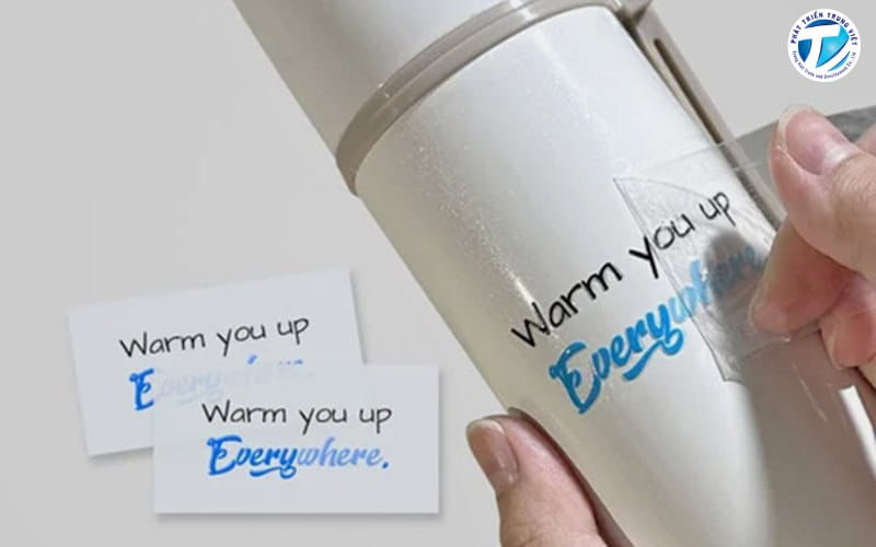 Ứng dụng làm tem nhãn của máy in UV DTF